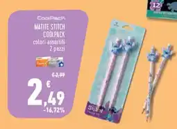 Conad Superstore Matite stitch COOLPACK offerta