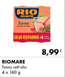 Iper Tosano RIOMARE Tonno sott'olio offerta