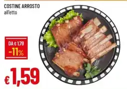 IperFamila Costine arrosto offerta