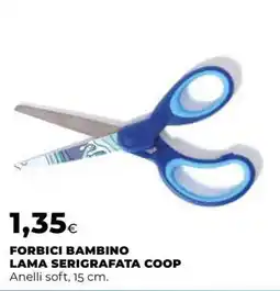 Coop FORBICI BAMBINO LAMA SERIGRAFATA COOP offerta