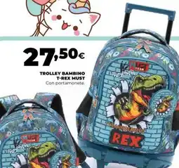 Coop TROLLEY BAMBINO T-REX MUST offerta
