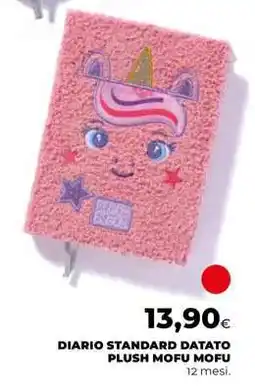 Coop DIARIO STANDARD DATATO PLUSH MOFU MOFU offerta