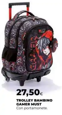 Coop TROLLEY BAMBINO GAMER MUST offerta