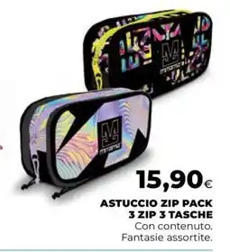 Coop ASTUCCIO ZIP PACK 3 ZIP 3 TASCHE offerta