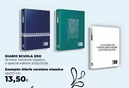 Coop DIARIO SCUOLA ZOO offerta