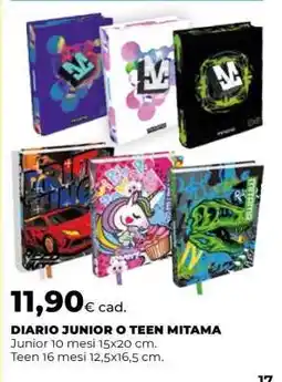 Coop DIARIO JUNIOR O TEEN MITAMA offerta