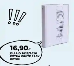 Coop DIARIO 2025/2026 EXTRA WHITE EASY BEYOU offerta