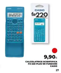 Coop CALCOLATRICE SCIENTIFICA FX-220 PLUS offerta