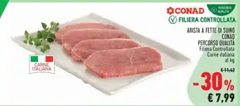Conad ARISTA A FETTE DI SUINO CONAD offerta