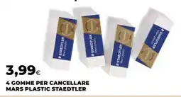 Coop 4 GOMME PER CANCELLARE MARS PLASTIC STAEDTLER offerta