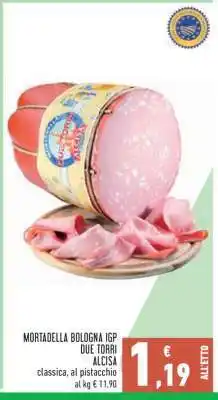Conad Mortadella Bologna IGP Due Torri Alcisa offerta