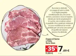 Carrefour Market Coppa di Suino a Fette Senz Osso offerta