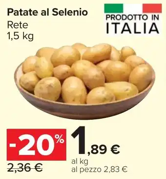 Carrefour Market Patate al Selenio offerta
