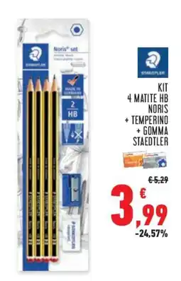 Conad Superstore Kit 4 matite hb NORIS offerta