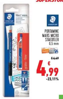 Conad Superstore Portamine mars micro STAEDTLER offerta