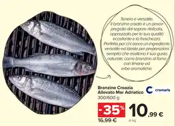 Carrefour Market Branzino Croazia Allevato Mar Adriatico offerta