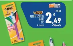 Conad Superstore Penna a sfera shine BIC offerta