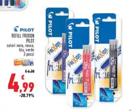 Conad Superstore Refill frixion PILOT offerta