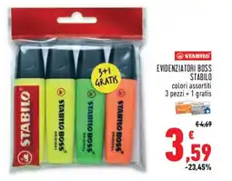 Conad Superstore Evidenziatori boss STABILO offerta
