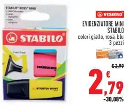 Conad Superstore Evidenziatore mini STABILO offerta