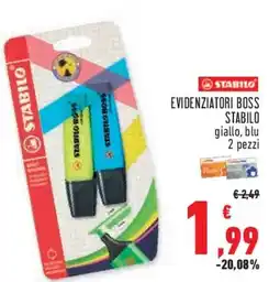 Conad Superstore Evidenziatori boss STABILO offerta