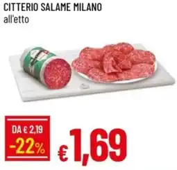 IperFamila Citterio salame milano offerta