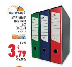 Conad Superstore Registratore tinta unita eco EUROCART offerta