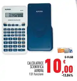 Conad Superstore Calcolatrice scientifica AURORA offerta