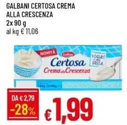 IperFamila Galbani certosa crema alla crescenza offerta