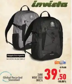 Conad Superstore Zaino moab solid INVICTA offerta