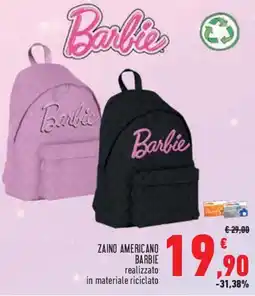 Conad Superstore Zaino americano BARBIE offerta