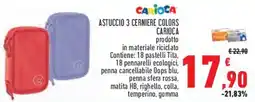 Conad Superstore Astuccio 3 cerniere colors CARIOCA offerta