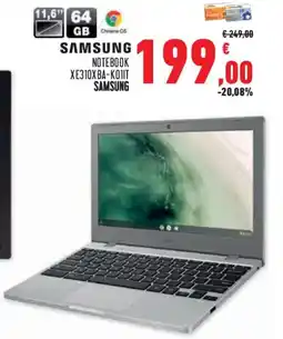 Conad Superstore Notebook xe310xba-ko1it SAMSUNG offerta