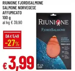 IperFamila Riunione fjordisalmone salmone norvegese affumicato offerta