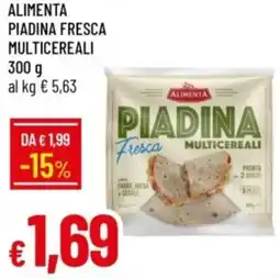 IperFamila Alimenta piadina fresca multicereali offerta