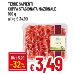 IperFamila Terre sapienti coppa stagionata nazionale offerta