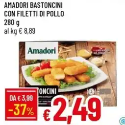 IperFamila Amadori bastoncini con filetti di pollo offerta