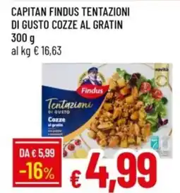 IperFamila Capitan findus tentazioni di gusto cozze al gratin offerta