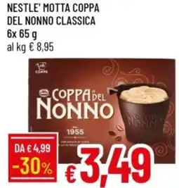 IperFamila Nestle' motta coppa del nonno classica offerta