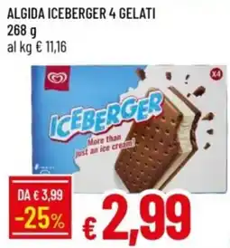 IperFamila Algida iceberger 4 gelati offerta