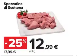 Carrefour Spezzatino di Scottona offerta