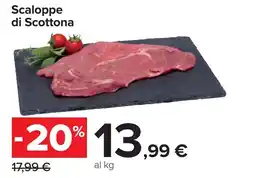 Carrefour Scaloppe di Scottona offerta