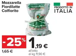 Carrefour Mozzarella FIOR DI LATTE Colfiorito offerta