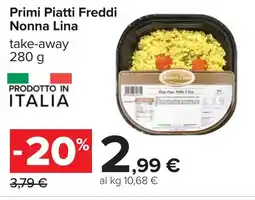 Carrefour Primi Piatti Freddi NONNA LINA offerta