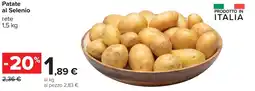 Carrefour Patate al selenio offerta