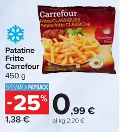 Carrefour Market Patatine Fritte Carrefour offerta