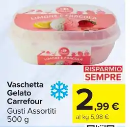 Carrefour Market Vaschetta Gelato Carrefour offerta