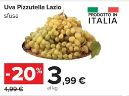 Carrefour Uva Pizzutella Lazio offerta