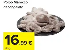 Carrefour Polpo Marocco decongelato offerta