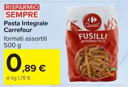 Carrefour Pasta Integrale CARREFOUR offerta